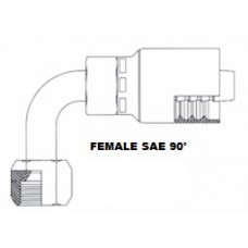 3/8 X 3/8 Female 45° SAE 90 3/8 X 3/8 Female 45° SAE 90